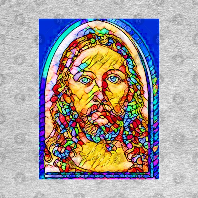 Jesus Stained Glass by danieljanda